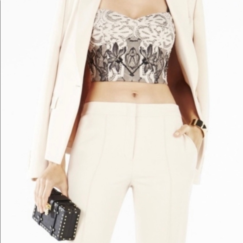 BCBGMaxAzaria  Lace Top size small